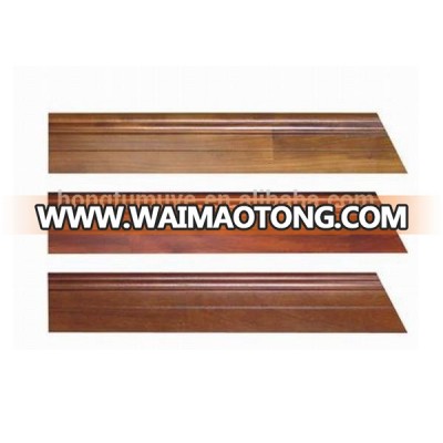 High quality indoor popular laminate MDF skirting board wall panel for wall decoration