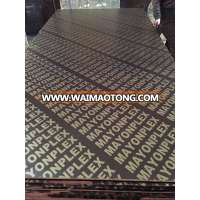 Waterproof black film faced plywood / construction shuttering plywood 1220 x 2440 x 18 mm