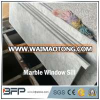 M224 Polished White Bianco Carrara Marble Window Sill with Laminated Edge